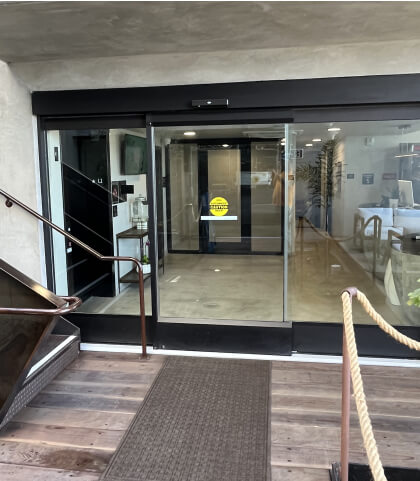 Glass sliding automatic doors